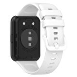 NovStrap Huawei Watch Fit 2 Uyumlu Kordon Tam Uyumlu Pimli Silikon Kordon Kayış