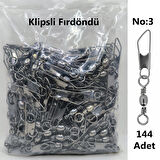 Effe No:3 Klipsli Fırdöndü 144 Adet