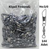 Effe No:3/0 Klipsli Fırdöndü 144 Adet