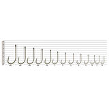 Effe Sazan İğnesi No:2 Bronz Delikli Carbon 100 Adet 92666-2