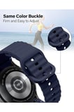 Samsung Galaxy Watch 7 6 5 4 FE 40 44 mm Classic 42 43 46 47 mm Wave Soft Silikon Kordon Spor