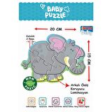 FABBATOYS Baby Puzzle-Benim İlk Hayvanlar