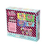 FABBATOYS L.O.L. 4'ü1 Kutuda Puzzle / 6+12+16+25 Parça Puzzle