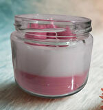 Hartopia Gül Işıltısı El Yapımı Dekoratif Cam Mum – Aura Koleksiyonu