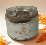 HARTOPİA Sonbahar Çiçeği El Yapımı Dekoratif Mum – Aura Koleksiyonu