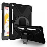 Apple iPad 9. Nesil 10.2 Kılıf Defender Askılı Zırhlı Tank Case A2602 A2603 A2604 A2605