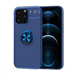 Apple iPhone 13 Pro Max Kılıf Yüzüklü Magnetli Ravel Case
