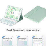 Apple iPad Pro 11 2. Nesil 2020 Kılıf Kablosuz Klavyeli Kılıf Mobax A2228 A2068 A2230 A2231
