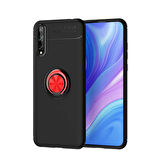 Huawei P Smart S (Y8P) Kılıf Yüzüklü Magnetli Ravel Case
