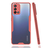 Oppo A74 4G Kılıf Kenar Renkli Kamera Korumalı Mat Kapak