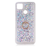 Xiaomi Redmi 9C Kılıf İçi Sıvılı Yüzüklü Kapak