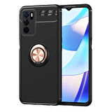 Oppo A16 Kılıf Yüzüklü Magnetli Ravel Case