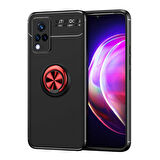 Vivo V21 Kılıf Yüzüklü Magnetli Ravel Case