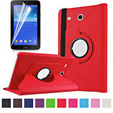 Samsung Galaxy Tab 3 Lite 7.0 T110 T111 T113 T116 Kılıf 360 Dönebilen Standlı Case