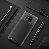 Huawei Mate 20 Pro Kılıf Karbon Silikon Case