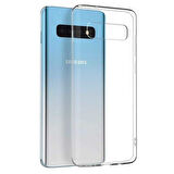 Samsung Galaxy S10 Kılıf Şeffaf Silikon Hibrit Case