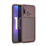 Huawei Honor 20 Lite Kılıf Karbon Silikon Case