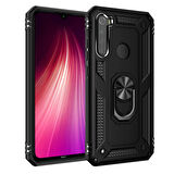 Xiaomi Redmi Note 8 Kılıf Yüzüklü Zırh Tank Vega