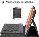 Apple iPad 8. Nesil 10.2" Kılıf Kablosuz Klavyeli Kılıf Mobax A2270 A2428 A2429 A2430