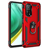 Xiaomi Mi 10T Pro 5G Kılıf Yüzüklü Zırh Tank Vega