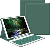 Apple iPad 8. Nesil 10.2" Kılıf Kablosuz Klavyeli Kılıf Mobax A2270 A2428 A2429 A2430