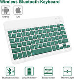 Apple iPad 8. Nesil 10.2" Kılıf Kablosuz Klavyeli Kılıf Mobax A2270 A2428 A2429 A2430