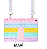 Apple iPad Mini 5 / 4 7.9 inç Kılıf Cute Dolls Standlı Eğlenceli 3D Karekterli Çocuk Kılıfı A2133 A2124 A2125 A2126 A1538 A1550