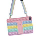 Apple iPad Pro 11 2. Nesil 2020 Kılıf Cute Dolls Standlı Eğlenceli 3D Karekterli Çocuk Kılıfı A2228 A2068 A2230 A2231