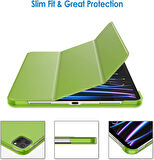Apple iPad Pro 11 3. Nesil 2021 Kılıf PU Deri Smart Standlı Case A2377 A2459 A2301 A2460