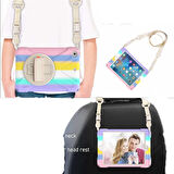 Apple iPad Pro 9.7" Kılıf Renkli Strap Zırh Case A1673 A1674 A1675