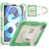 Apple iPad Pro 11 1. Nesil Kılıf Renkli Strap Zırh Case A1980 A2013 A1934 A1979