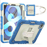 Apple iPad Pro 11 3. Nesil 2021 Kılıf Renkli Strap Zırh Case A2377 A2459 A2301 A2460