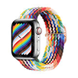 Apple Watch 42/44/45/46/49mm Kordon Örgü Tokalı Kordon 2/3/4/5/6/se/7/8/9/10/ultra