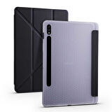 Samsung Galaxy Tab S7 FE LTE T730 T735 T737 Kılıf Kalem Bölmeli Trifolding Case