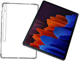 Samsung Galaxy Tab S7 FE LTE T730 T735 T737 Kılıf Darbelere Dayanıklı Şeffaf Kapak
