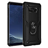 Samsung Galaxy S8 Plus Kılıf Yüzüklü Zırh Tank Vega