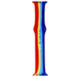 Apple Watch 42/44/45/46/49mm Kordon Gökkuşağı Kordon