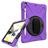 Apple iPad Air 1 9.7 Kılıf Defender Askılı Zırhlı Tank Case A1474 A1475 A1476