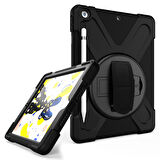Apple iPad 6. Nesil 9.7 Kılıf Defender Askılı Zırhlı Tank Case A1893 A1954