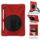 Apple iPad 6. Nesil 9.7 Kılıf Defender Askılı Zırhlı Tank Case A1893 A1954