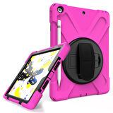 Apple iPad 6. Nesil 9.7 Kılıf Defender Askılı Zırhlı Tank Case A1893 A1954