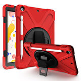 Apple iPad Air 2 9.7 Kılıf Defender Askılı Zırhlı Tank Case A1566 A1567
