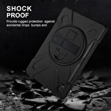 Samsung Galaxy Tab S6 Lite 2024 P620 P610 Kılıf Defender Askılı Zırhlı Tank Case 13-15-17