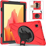 Samsung Galaxy Tab A7 10.4 T500 T505 T507 Kılıf Defender Askılı Zırhlı Tank Case