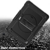 Apple iPad 5. Nesil 9.7" Kılıf Defender Askılı Pars Case A1822 A1823