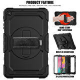 Samsung Galaxy Tab A 10.1 T510 T515 T517 Kılıf Defender Askılı Pars Case
