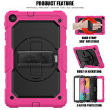 Samsung Galaxy Tab A 10.1 T510 T515 T517 Kılıf Defender Askılı Pars Case
