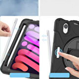 Apple iPad Mini 7 Mini 6 Kılıf Defender Askılı Zırhlı Tank Case 2021-2024