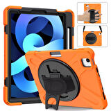 Apple iPad Air 4 10.9 Kılıf Defender Askılı Zırhlı Tank Case A2072 A2316 A2324 A2325