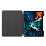 Apple iPad 9. Nesil 10.2" Kılıf Şeffaf Dönebilen Kalem Bölmeli A2602 A2603 A2604 A2605